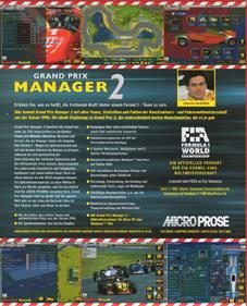 Grand Prix Manager 2 - Box - Back Image