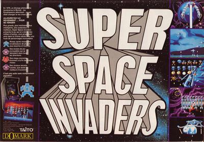 Taito's Super Space Invaders - Advertisement Flyer - Front Image
