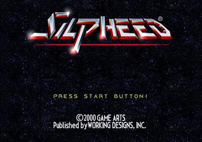 Silpheed: The Lost Planet - Screenshot - Game Title Image