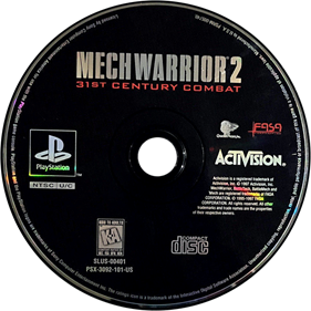 MechWarrior 2: 31st Century Combat - Disc Image