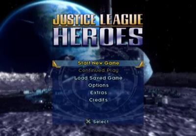 Justice League Heroes - Screenshot - Game Select Image