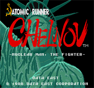 Atomic Runner Chelnov - Screenshot - Game Title Image