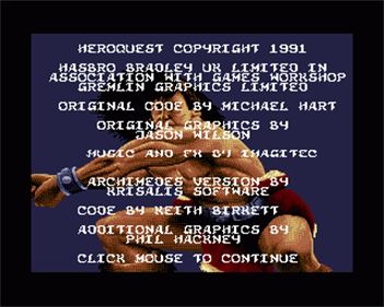 HeroQuest - Screenshot - Game Title Image
