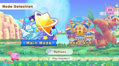 Kirby’s Return to Dream Land Deluxe - Screenshot - Game Select Image