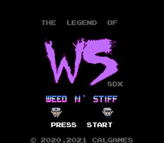 The Legend of Weed N' Stiff - Screenshot - Game Title Image