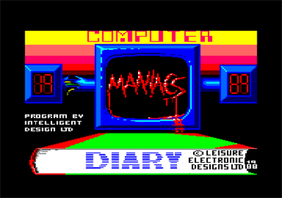 Computer Maniacs 1989 Diary - Screenshot - Game Title Image