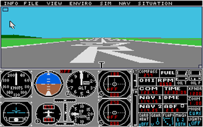 Flight Simulator II - Screenshot - Gameplay