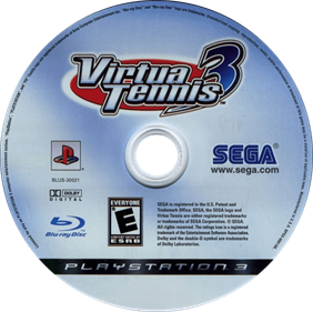 Virtua Tennis 3 - Disc Image