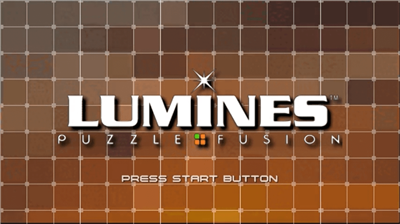 Lumines: Puzzle Fusion - Screenshot - Game Title Image