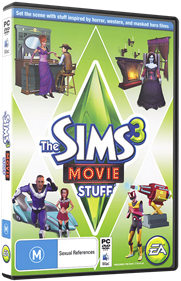 The Sims 3: Movie Stuff - Box - 3D Image