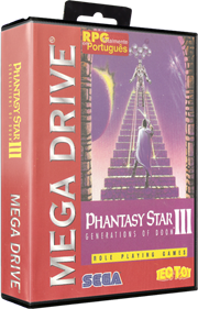 Phantasy Star III: Generations of Doom - Box - 3D Image