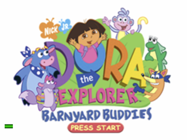 Dora the Explorer: Barnyard Buddies - Screenshot - Game Title Image