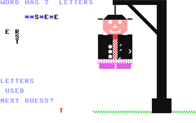 Hangman 64 - Screenshot - Gameplay Image