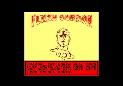 Flash Gordon  - Screenshot - Game Title Image