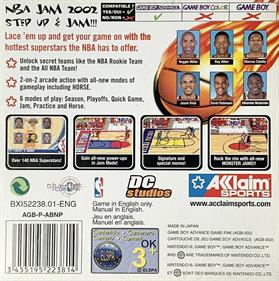 NBA Jam 2002 - Box - Back Image
