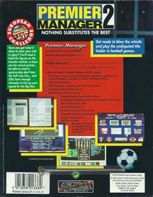 Premier Manager 2: The New Season - Box - Back Image