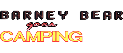 Barney Bear Goes Camping - Clear Logo