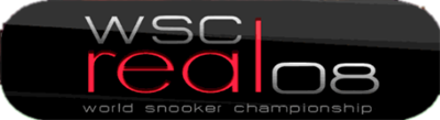 WSC Real 08: World Snooker Championship - Clear Logo Image