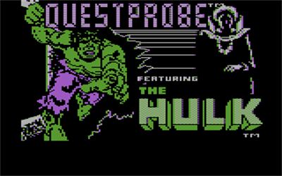 Questprobe featuring The Hulk - Screenshot - Game Title Image