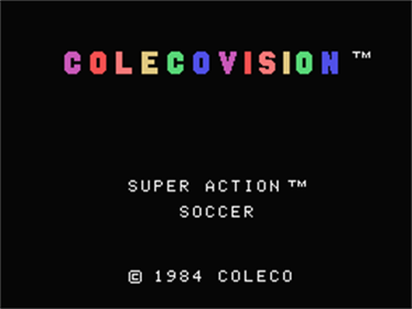 Super Action Soccer - Screenshot - Game Title Image
