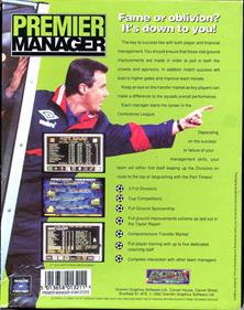 Premier Manager - Box - Back Image