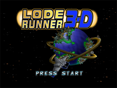 Lode Runner 3-D - Screenshot - Game Title Image