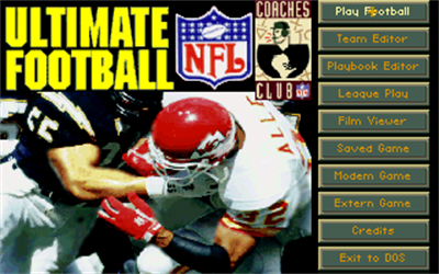 Ultimate NFL Coaches Club Football - Screenshot - Game Title Image
