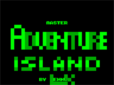 Master Adventure Island - Screenshot - Game Title Image