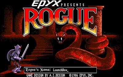 Rogue - Screenshot - Game Title Image