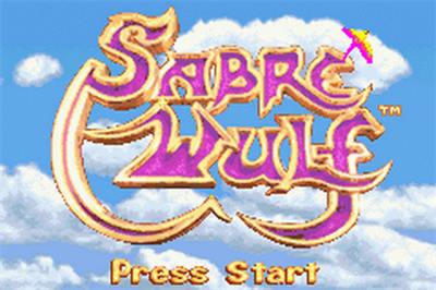 Sabre Wulf - Screenshot - Game Title Image