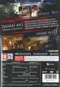 Resident Evil: Origins Collection - Box - Back Image