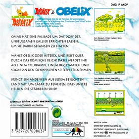 Astérix & Obélix - Box - Back Image