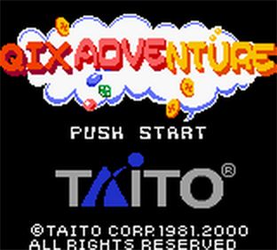 Qix Adventure - Screenshot - Game Title Image