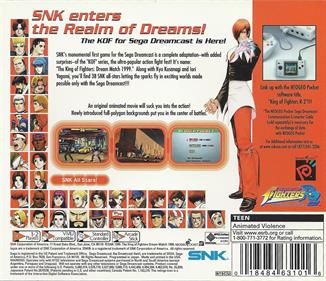 The King of Fighters: Dream Match 1999 - Box - Back Image