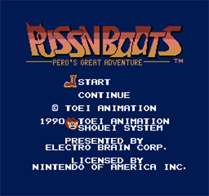Puss 'n Boots: Pero's Great Adventure - Screenshot - Game Title Image