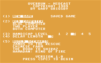 Overrun! - Screenshot - Game Select Image