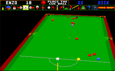 Jimmy White's 'Whirlwind' Snooker - Screenshot - Gameplay Image