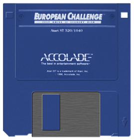Test Drive II: Scenery Disk: European Challenge - Fanart - Disc Image