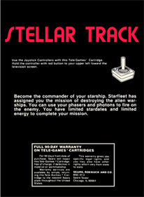Stellar Track - Box - Back Image