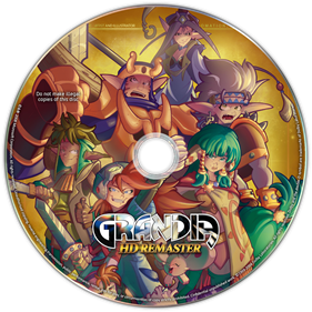Grandia: HD Remaster - Fanart - Disc Image