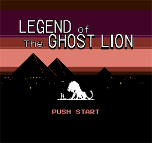Ghost Lion - Screenshot - Game Title Image