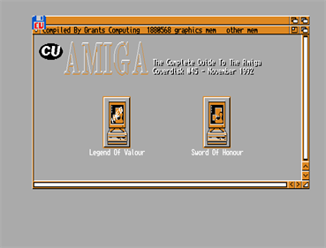 CU Amiga 1992-11 - Screenshot - Game Select Image