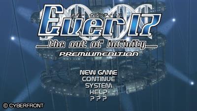Ever 17: The Out of Infinity: Premium Edition - Screenshot - Game Select Image