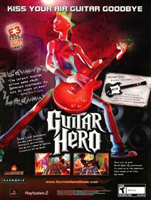 Guitar Hero - Advertisement Flyer - Front Image