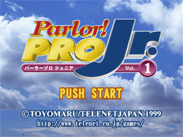 Parlor! Pro Jr. Vol. 1: CR Dera Maitta J-3 - Screenshot - Game Title Image