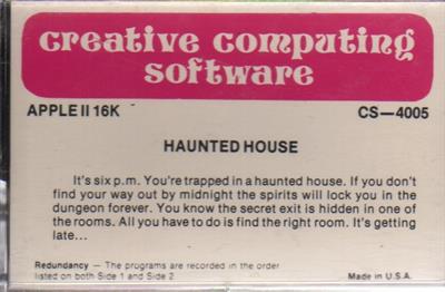 Haunted House (Creative Computing Software)