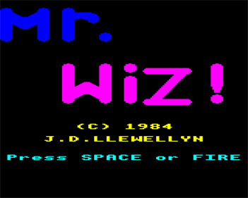 Mr. Wiz - Screenshot - Game Select Image