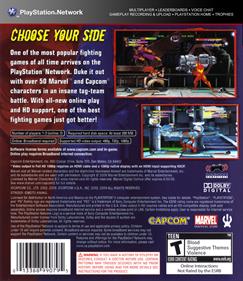 Marvel vs. Capcom 2 - Box - Back Image