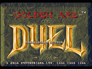 Golden Axe: The Duel - Screenshot - Game Title Image