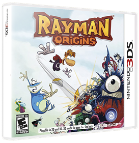 Rayman Origins - Box - 3D Image